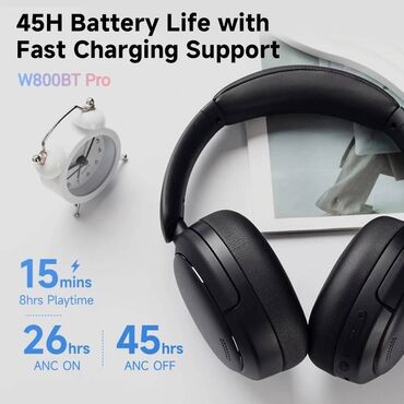 Soyutma sistemləri: Yeni Simsiz (Bluetooth) Qulaqcıqlar, Edifier, rəng - Qara