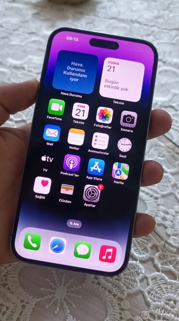 mi 14 pro qiymeti: IPhone 14 Pro Max, 256 GB, Deep Purple, Qırıq, Barmaq izi, Simsiz şarj