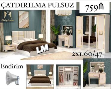 Divan və kreslo dəstləri: İkinəfərlik çarpayı, Tumba, Yeni