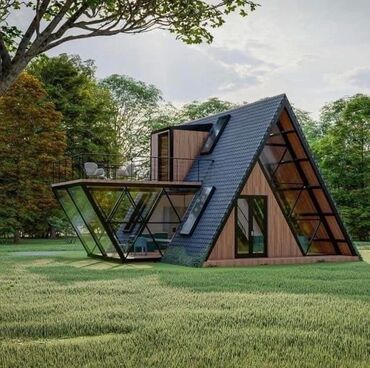 Другие услуги: Строим Домики A-frame — по всему Кыргызстану! Горы, аилы, города —
