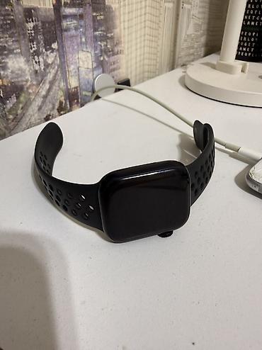 Smart saatlar: Apple watch 7 nike edition (Midnight). 41mm 84% pil. Hərşeyi işləyir — 2