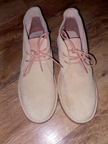 Botinkalar: Bej rəngli süet desert çəkmələri -Yenidir geyinilmeyib.(xaricden — 5