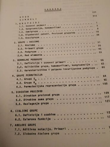Udžbenici: Prodajem udzbenik Uvod u teoriju grupa /teoreme, zadaci, primeri/ — 3