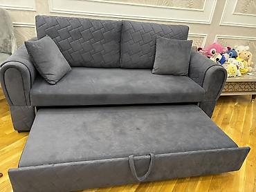 bazalı divan: İki funksiyalı yumşaq divan – çıxarılan alt hissə ilə - Rəng: tünd — 2
