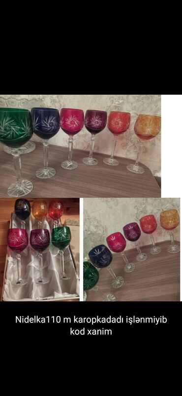 Digər dəstlər və servizlər: Şuşe qablar desdler Kanfet Şaqalat ve basqa meqsed ucun Şekillerde — 20