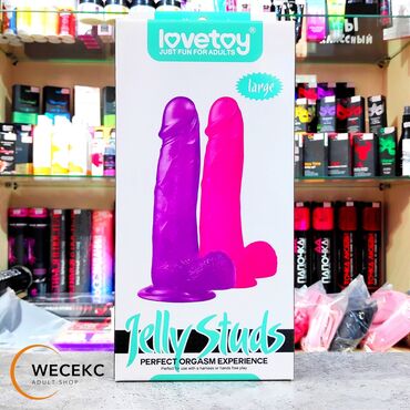 секс кукла для взрослых: Набор из двух фаллоимитаторов Lovetoy Jelly Studs. В комплекте два