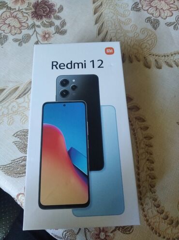 ксиоми 12: Xiaomi, Redmi 12, Новый, 256 ГБ, цвет - Черный, 1 SIM