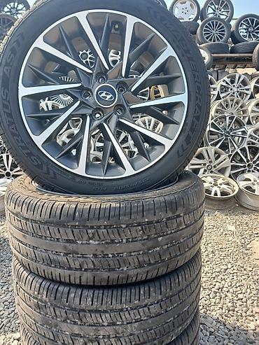 Hyundai orijinal yüngül lehimli disklər ideal vəziyyətdə r-18
