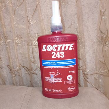 Tavan: Loctite 243 iplik bərkidici – 250 ml (tam dolu, yeni) Orta güclü