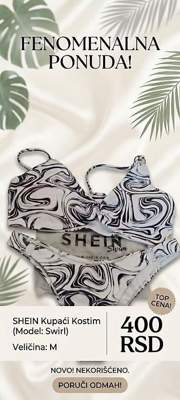 sergio tacchini motion m: SHEIN kupaći kostim – model Swirl Veličina: M - Dvodijelni bikini — 1