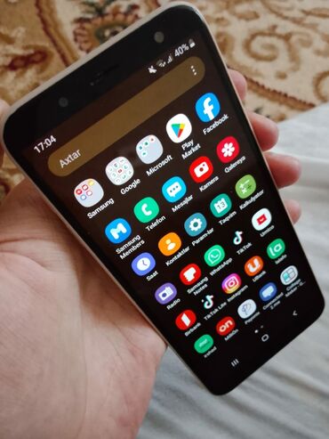 Samsung: Samsung Galaxy J6, 32 GB, Barmaq izi, Face ID