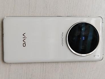 black sharp: Vivo X100, Б/у, 256 ГБ, цвет - Белый, 2 SIM — 1