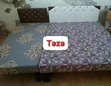 Təzə çarpayılar. 1 nəfərlik çarpayılar 60 azn. 2 nəfərlik taxt 110