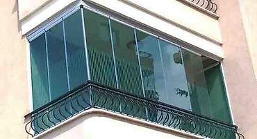 Balkonlar: Aliminum pəncərə, aliminium qapı, alminum, alüminium, cəbhə sistemləri — 6