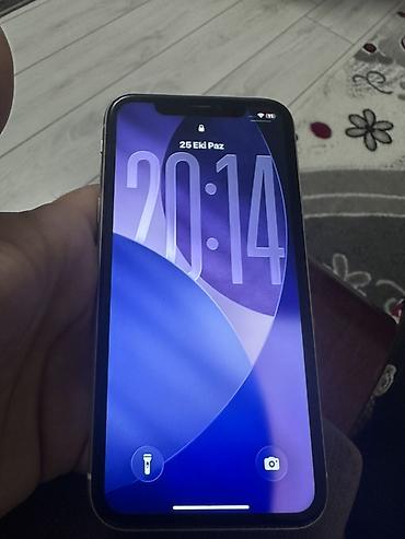 iphone 11 satis: IPhone 11, 64 GB, Ağ, Qırıq — 1