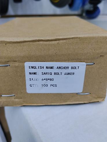 Крепежные элементы: Анкерные болты SARIQ - Тип: Anchor Bolt (анкерный болт) - Размер: ?80 — 1