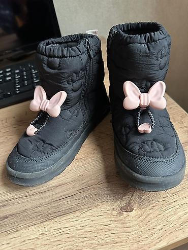 мини маус: Детские непромокаемые дутики/сапожки Zara x Minnie Mouse. Застёжка — 5