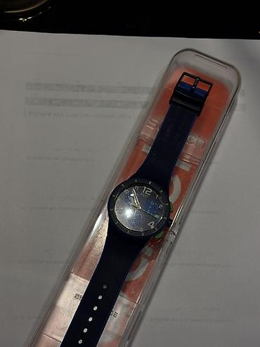 plaslar kisi: İşlənmiş, Qol saatı, Swatch, rəng - Mavi — 4