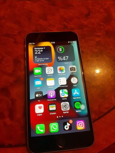 kabura iphone x: IPhone 6s Plus, 64 GB, Matte Silver, Barmaq izi