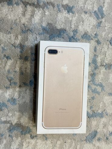 айфон 7 с коробкой: IPHONE 7+ в золотистом цвете. Не вскрывался. 128 гб