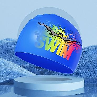 Бассейны: Шапочки силиконовые для плаванья SWIM — 2