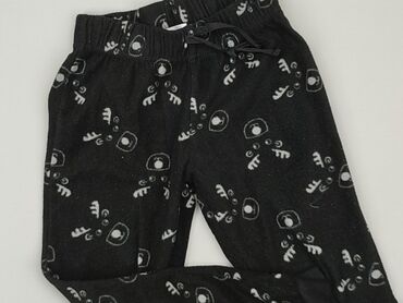 zalando czarna sukienka: Sweatpants, 2-3 years, 98, condition - Fair