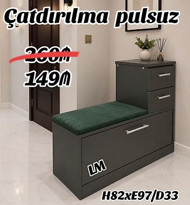 Ayaqqabı dolabları: Yeni 👣👟AYAQQABI👟👣dolabı Birbaşa istehsalçıdan alın‼️ Qiymət  — 1