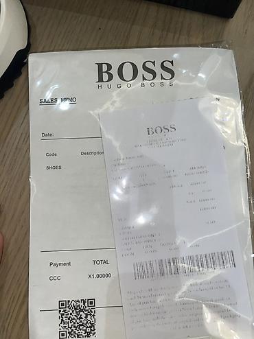 hugo: HUGO BOSS kişi krossovkaları - Brend: BOSS (Hugo Boss) - Rəng: Tünd — 1