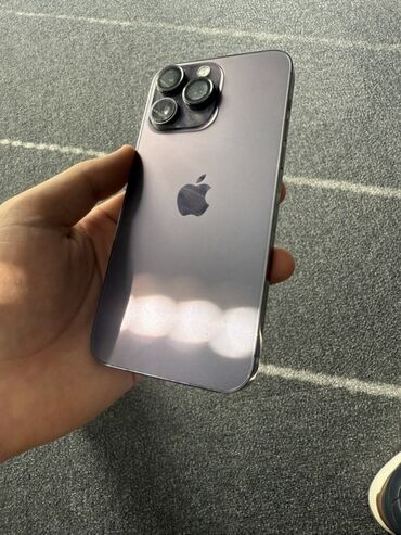 чехоы: IPhone 14 Pro Max, Б/у, 512 ГБ, Deep Purple, Защитное стекло, Кабель, Коробка, 85 %