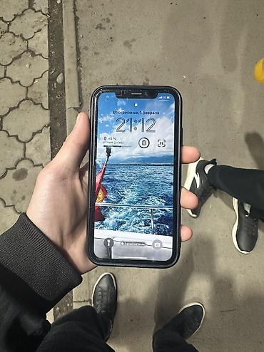 Apple iPhone: IPhone Xr, Б/у, 64 ГБ, Белый, Чехол, 76 % — 9