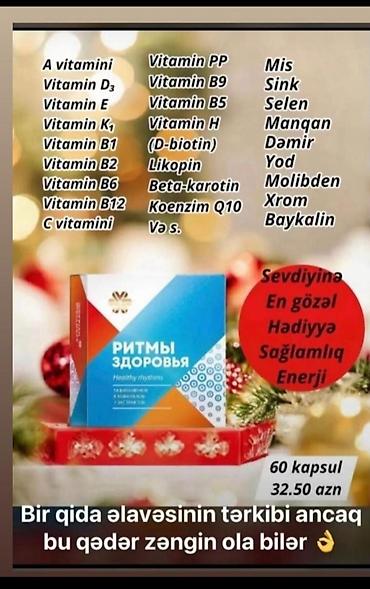 çanta kisi: Məhsul: “Ritmı Zdorovya / Healthy Rhythms” kompleks qida əlavəsi — 1