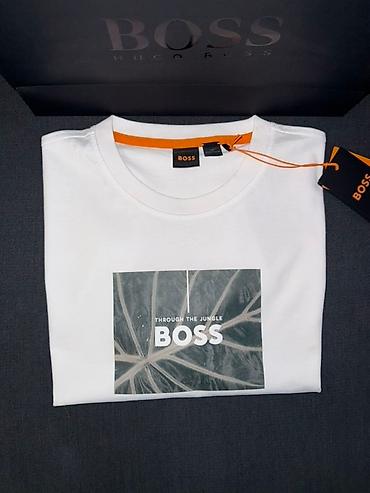 Kişi geyimləri: Futbolka, Hugo Boss, L, rəng - Ağ — 3