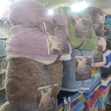 Одеяла и пледы: Плед, Корея, Новый, Все сезоны, Двусторонний — 19