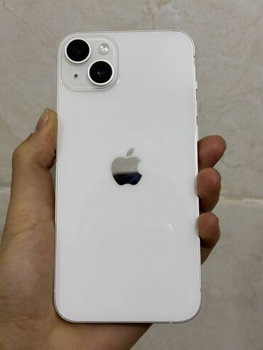 Apple iPhone: IPhone 14 Plus, Б/у, 128 ГБ, Белый, Защитное стекло, Чехол, 86 % — 2