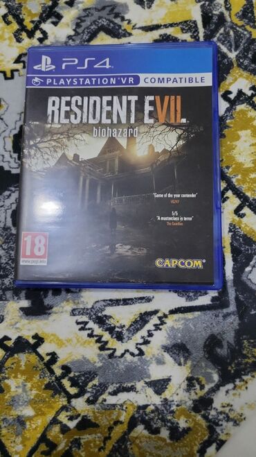 Oyun diskləri və kartricləri: Resident Evil Biohazard - Sadəcə 1 dəfə işlənilib odaki yoxlamaq üçün