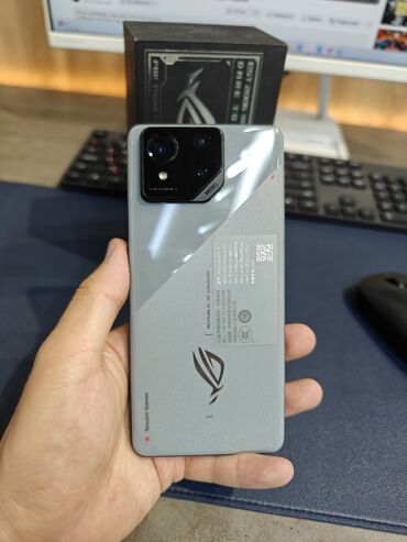 телефон г ош: Asus ROG Phone 8, Новый, 256 ГБ, цвет - Серый, 2 SIM
