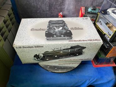 Avtomobil modelləri: Коллекционная модель Mercedes-Benz 770K Pullman W150 Black 1938 Road — 18
