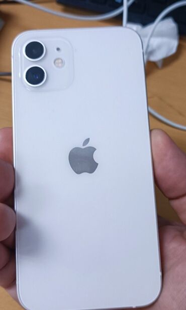 refurbished iphone azerbaycan: IPhone 12, 128 GB, Ağ, Face ID, Hissə-hissə ödəniş