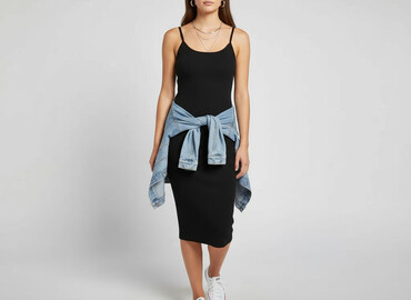 sukienki maxi dopasowane: Forever 21, Women`s dress, size M (EU 38)
