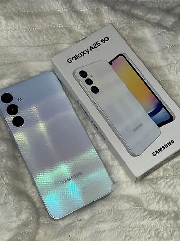 samsung s26 ultra case: Samsung Galaxy A25, 128 GB, rəng - Ağ, Zəmanət, Barmaq izi, İki sim kartlı — 1