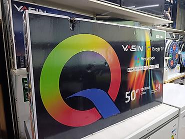 Телевизоры: Телевизор YASIN 50Q90M, диагональ 50" (126 см). Модель на платформе — 8