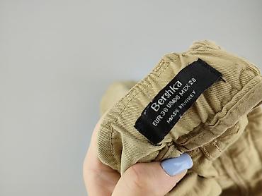 czerwone rurki: Bershka, Spodnie materiałowe damskie, rozmiar S — 4