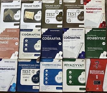 Kitablar və jurnallar: Təzədir!! VI–XI siniflər üçün dərs vəsaitləri və test topluları dəsti — 2