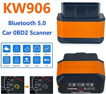 AZ - Diagnostic auto scanners: Novo - Konnwei KW906 Bluetooth OBD2 Auto dijagnostika ✅ Bluetooth 5.2 — 3