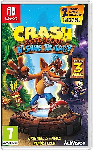 Видеоигры и приставки: Nintendo Switch üçün Crash Bandicoot N. Sane Trilogy oyunu - — 1