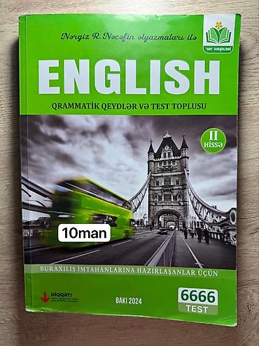 Testlər: Məhsul: İngilis dili üzrə hazırlıq kitabları paketi 1) “English – — 1