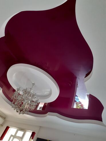 Натяжной потолок: Натяжной потолок Матовое, 3D потолки, Глянцевое Монтаж, Бесплатный замер, Гарантия — 24