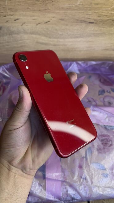 iphone 4s zapchasti: IPhone Xr, Б/у, 128 ГБ, Красный, Защитное стекло, Чехол, 81 %