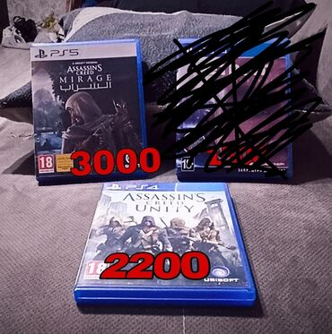 планшеты в бишкеке бу: Продаю диски на ps5, PS4. assassin's creed mirage ( ps5 ) 3.000 сом