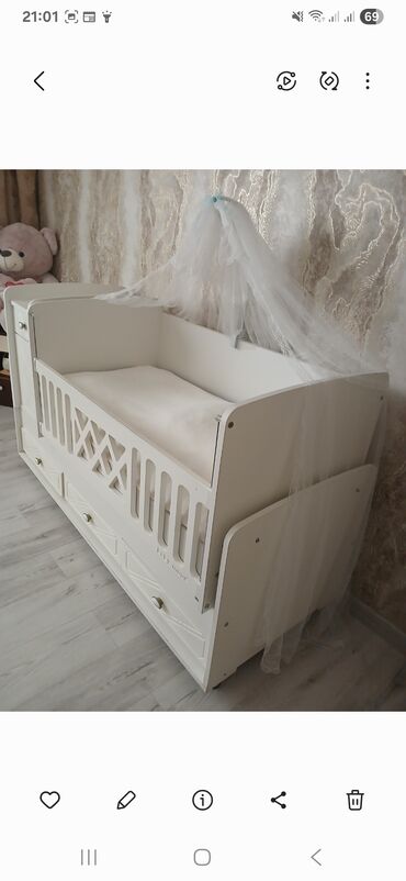 детские кроватки с комодом: Oğlan və qız üçün, Dördbucaq, Beşik, Dəst ilə, Matras ilə, Yellənmə mexanizmsiz